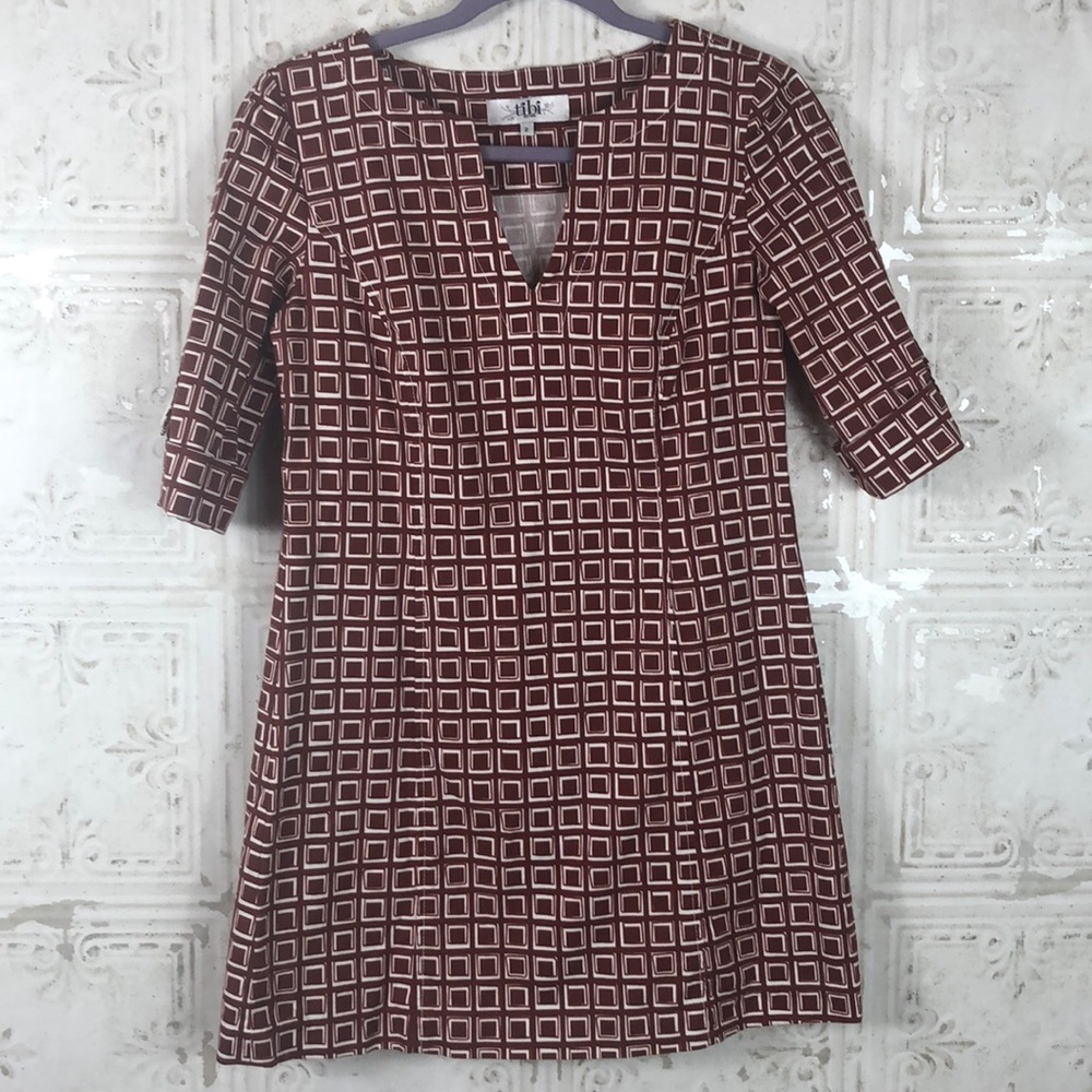 Tibi‎ | Geometric Print Dress